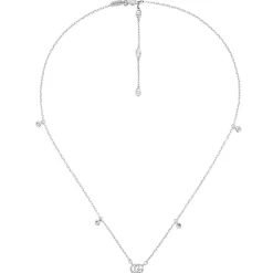 Gucci GG Running 18ct White Gold Diamond Necklace