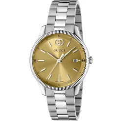 Gucci G-Timeless 38mm Yellow Gold Plated Watch