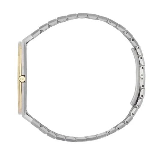Gucci 25H 34mm Stainless Steel and Gold Plated Watch