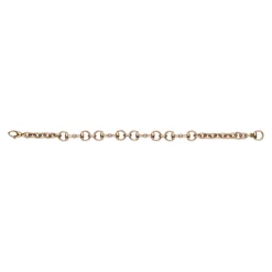 Gucci Horsebit 18ct Rose Gold Diamond Bracelet