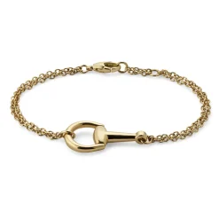 Gucci Horsebit 18ct Yellow Gold Bracelet