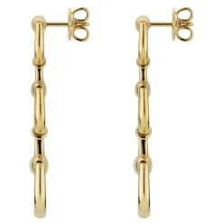 Gucci Horsebit 18ct Yellow Gold Drop Earrings