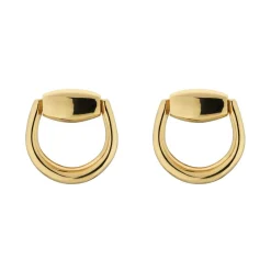 Gucci Horsebit 18ct Yellow Gold Earrings