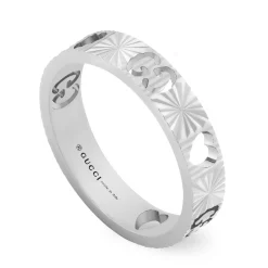 Gucci Icon 18ct White Gold Ring