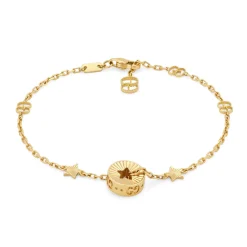 Gucci Icon 18ct Yellow Gold Star Bracelet