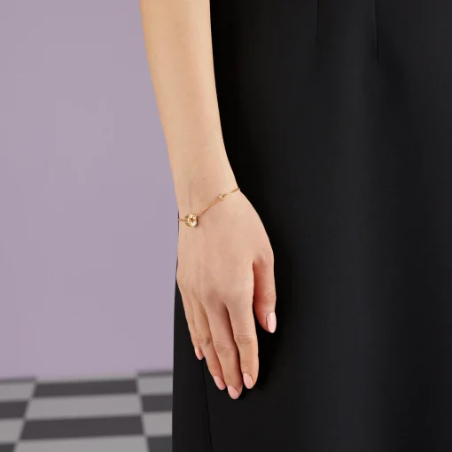 Gucci Icon 18ct Yellow Gold Star Bracelet