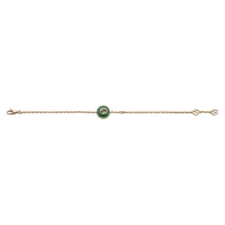 Gucci Interlocking 18ct Rose Gold Diamond Bracelet