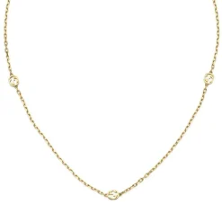Gucci Interlocking 18ct Yellow Gold Necklace