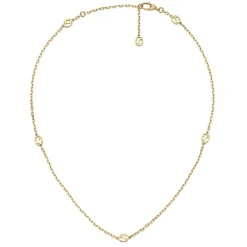 Gucci Interlocking 18ct Yellow Gold Necklace