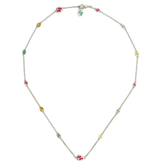 Gucci Interlocking G Silver Ladies Necklace