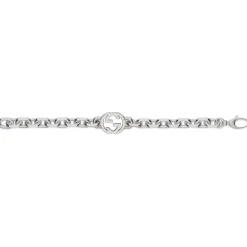 Gucci Interlocking Silver Bracelet