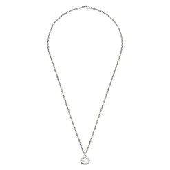 Gucci Interlocking Silver Necklace