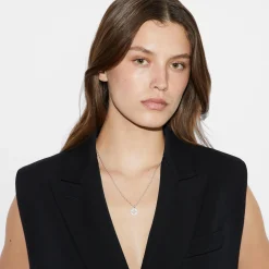 Gucci Interlocking Silver Necklace