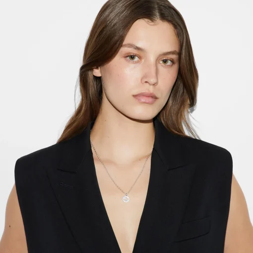 Gucci Interlocking Silver Necklace