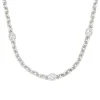 Gucci Interlocking Silver Necklace