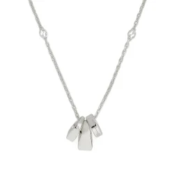 Gucci Interlocking Silver Necklace