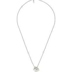Gucci Interlocking Silver Necklace