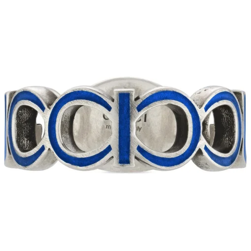 Gucci Interlocking Silver Ring