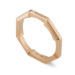 Gucci Link to Love 18ct Rose Gold Mirrored Ring