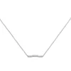 Gucci Link to Love 18ct White Gold Diamond Bar Necklace