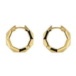Gucci Link to Love 18ct Yellow Gold Hoop Earrings