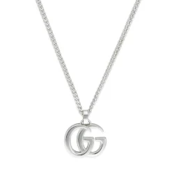 Gucci Marmont Silver Necklace