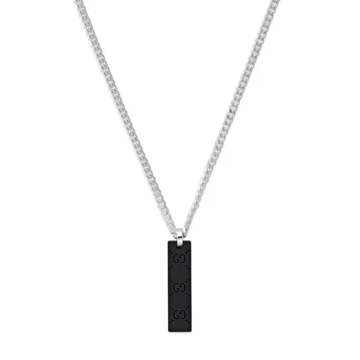 Gucci Tag Silver Men’s Necklace