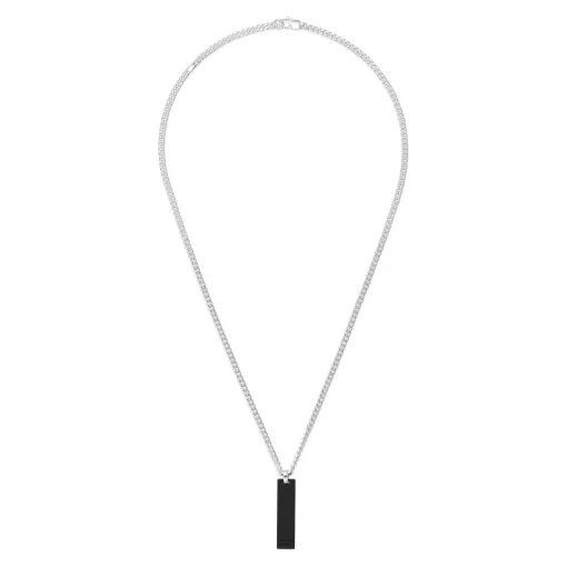 Gucci Tag Silver Men’s Necklace