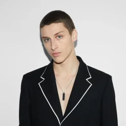 Gucci Tag Silver Men’s Necklace