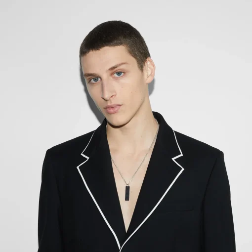 Gucci Tag Silver Men’s Necklace