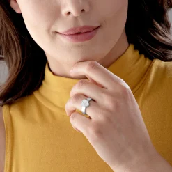 Gucci Trademark Heart Silver Ring