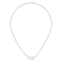 Gucci Trademark Silver Necklace