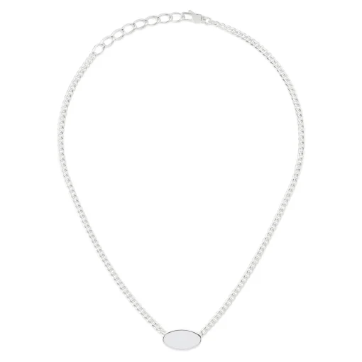 Gucci Trademark Silver Necklace