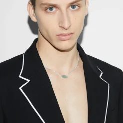 Gucci Trademark Silver Necklace