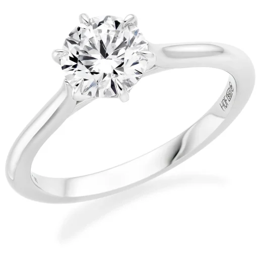 Hearts On Fire Camilla Platinum Diamond Solitaire Ring