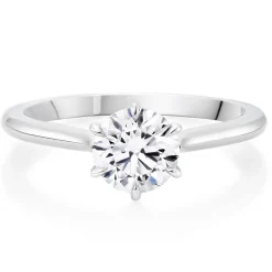 Hearts On Fire Camilla Platinum Diamond Solitaire Ring