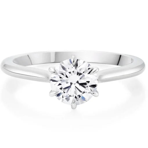 Hearts On Fire Camilla Platinum Diamond Solitaire Ring