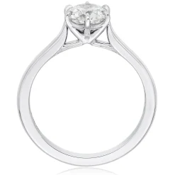 Hearts On Fire Camilla Platinum Diamond Solitaire Ring