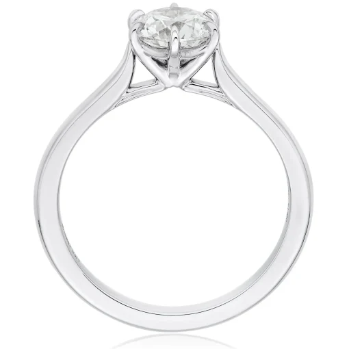 Hearts On Fire Camilla Platinum Diamond Solitaire Ring
