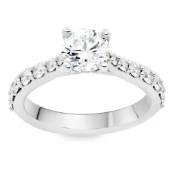 Hearts On Fire Camilla Platinum Diamond Solitaire Ring