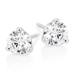 Hearts On Fire 18ct White Gold Diamond Earrings