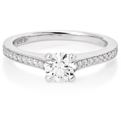 Hearts On Fire Illustrious Platinum Diamond Solitaire Ring