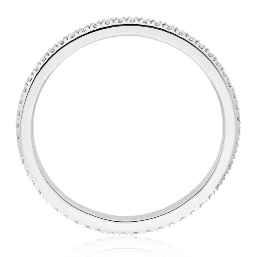 Hearts On Fire Platinum Diamond Eternity Ring