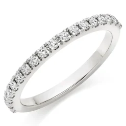 Hearts On Fire Transcend Platinum Diamond Eternity Ring