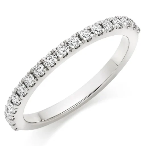 Hearts On Fire Transcend Platinum Diamond Eternity Ring