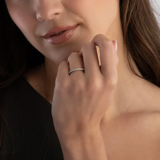 Hearts On Fire Transcend Platinum Diamond Eternity Ring