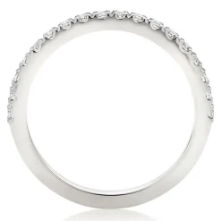 Hearts On Fire Transcend Platinum Diamond Half Eternity Ring