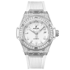 Hublot Big Bang One-Click Steel White Pavé 33mm Diamond Automatic Watch
