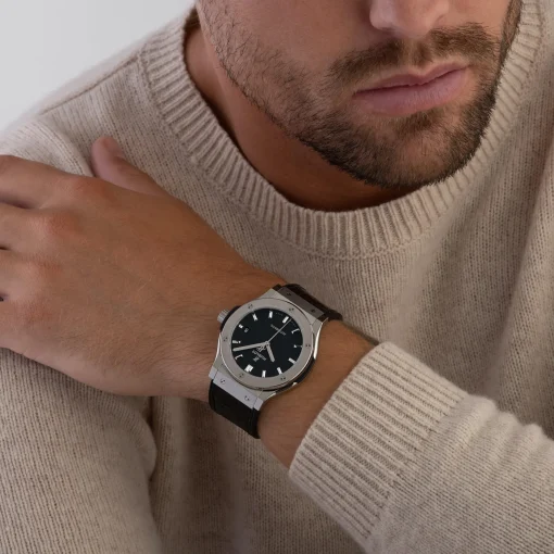 Hublot Classic Fusion 45mm Titanium Automatic Watch
