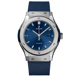 Hublot Classic Fusion Titanium Blue 42mm Automatic Watch